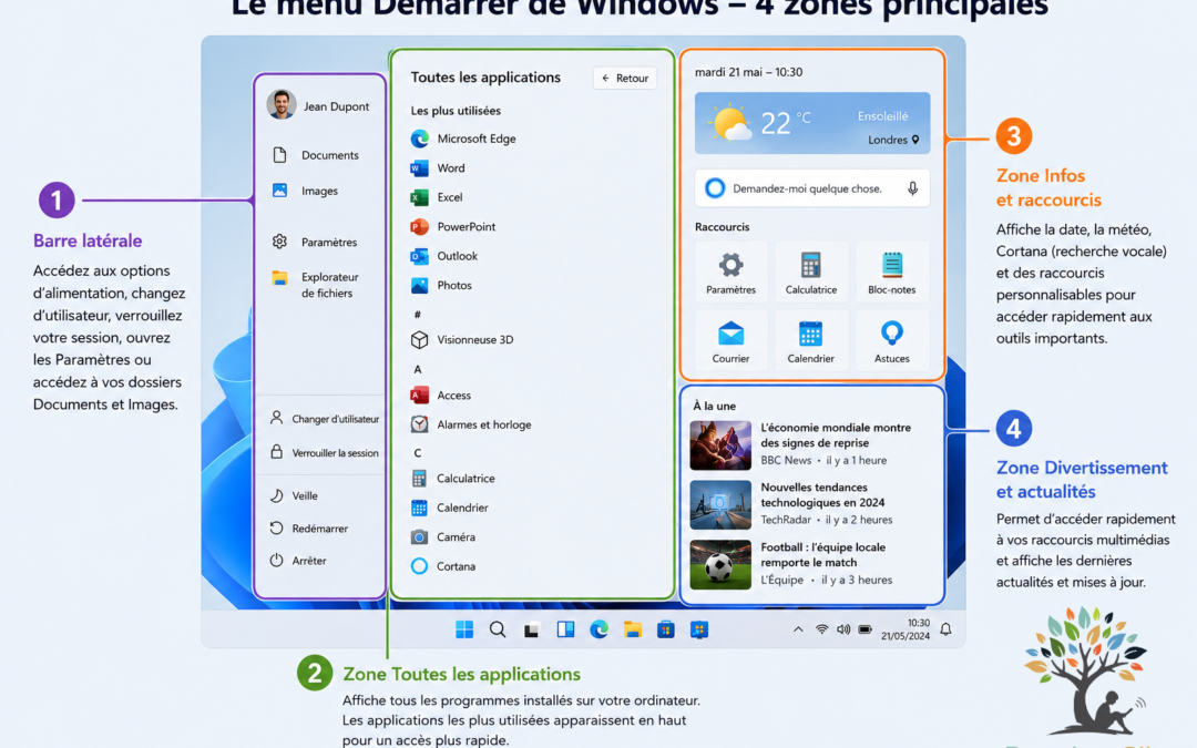 Windows – Le menu démarrer
